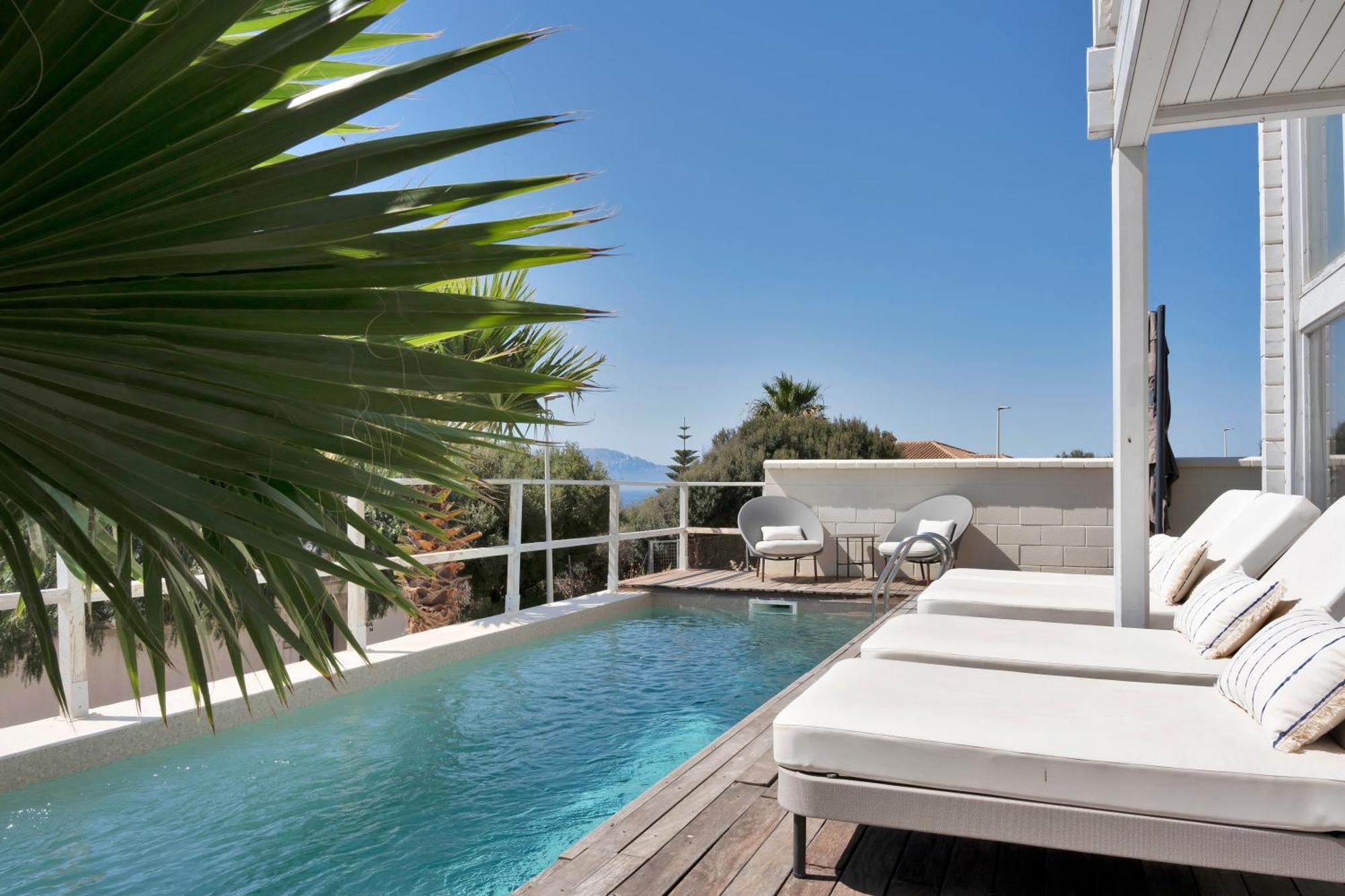 Increible Villa De Madera Con Vistas Al Mar Algeciras Zewnętrze zdjęcie
